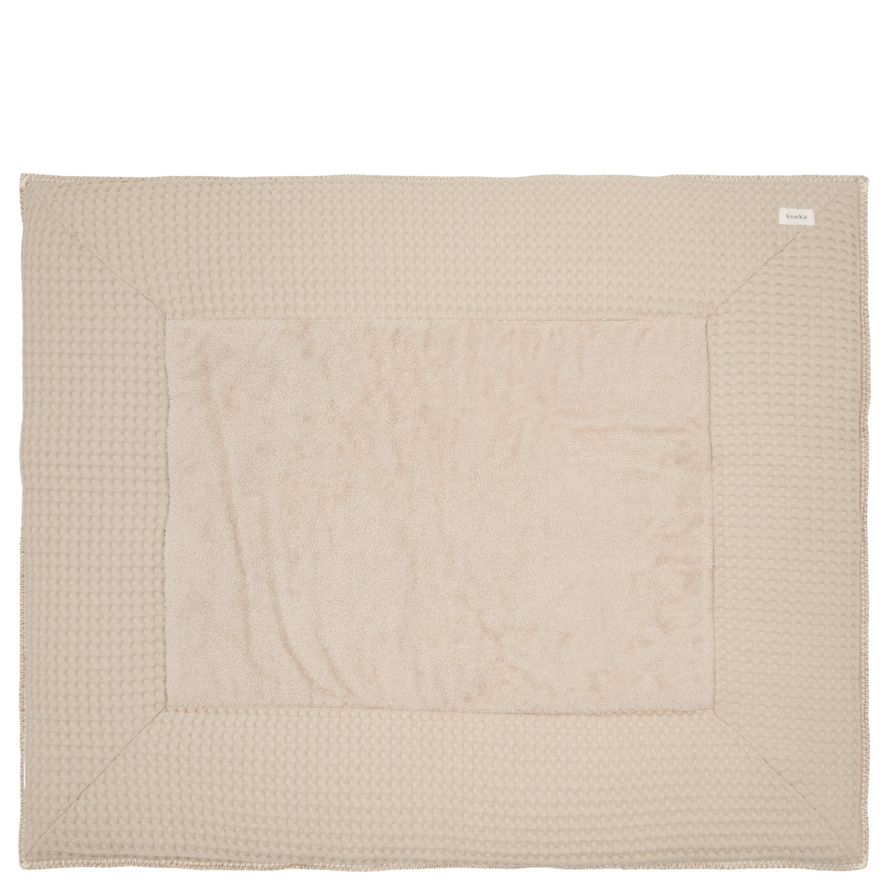 Koeka Parkligger Amsterdam Wafel Caffe-Sand 95x75 cm