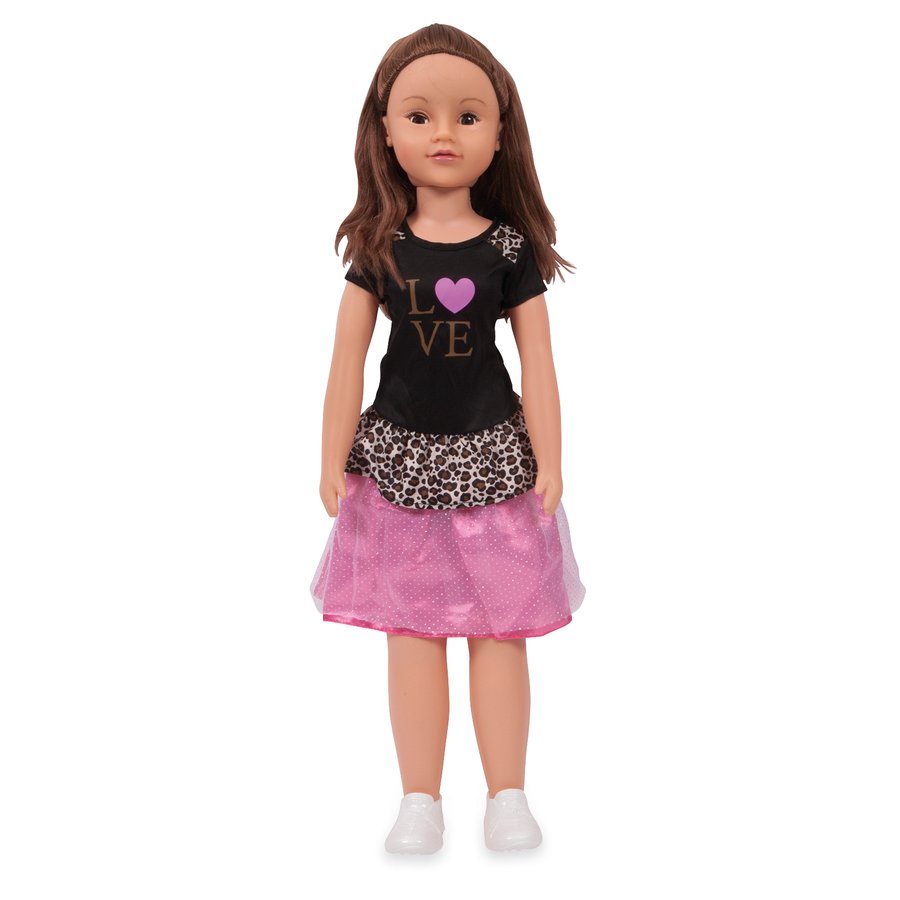 Wispy Walker Looppop 81 cm In Love met Tijgerprint