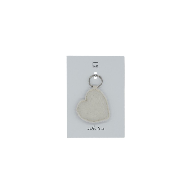 Leeff Sleutelhanger Kiki With Love - Katoen - 6x6 cm