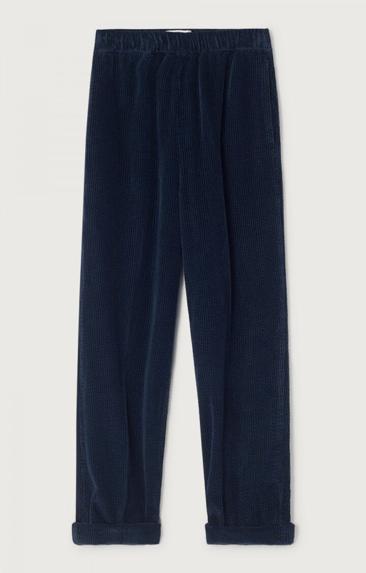 American Vintage Broek Padow Navy