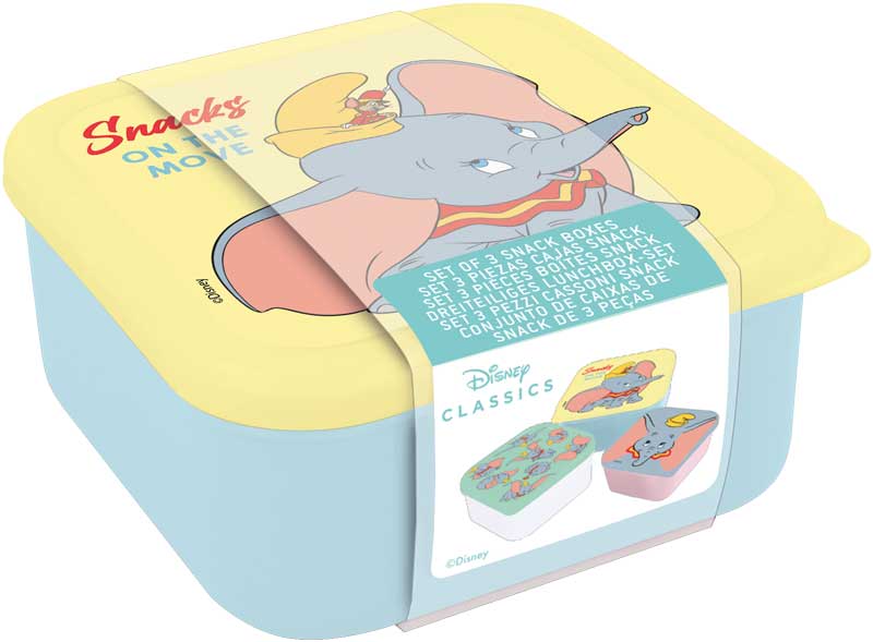 Dumbo Snack Box Set 3 stuks