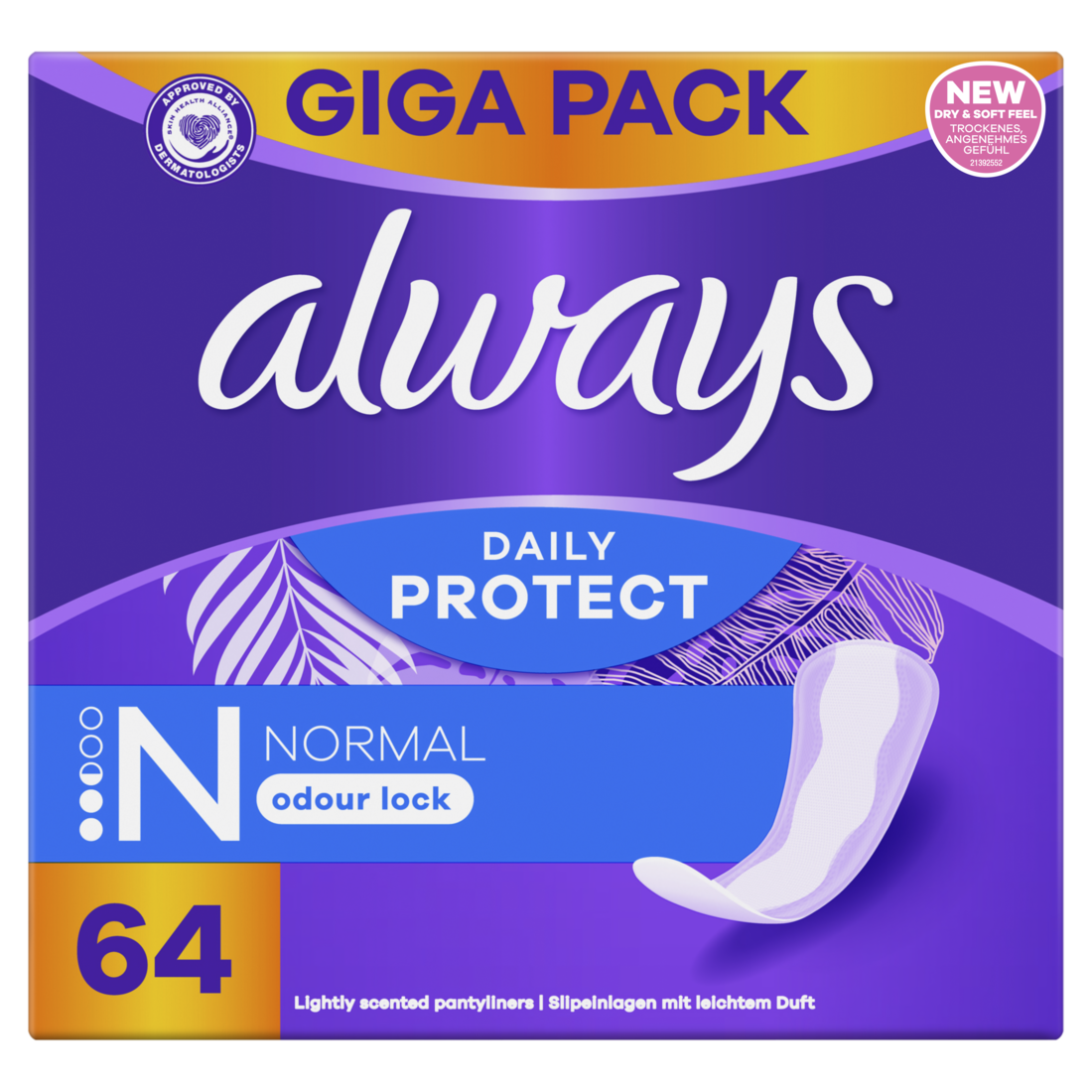 Always Inlegkruisjes Daily Protection Normaal 64 stuks