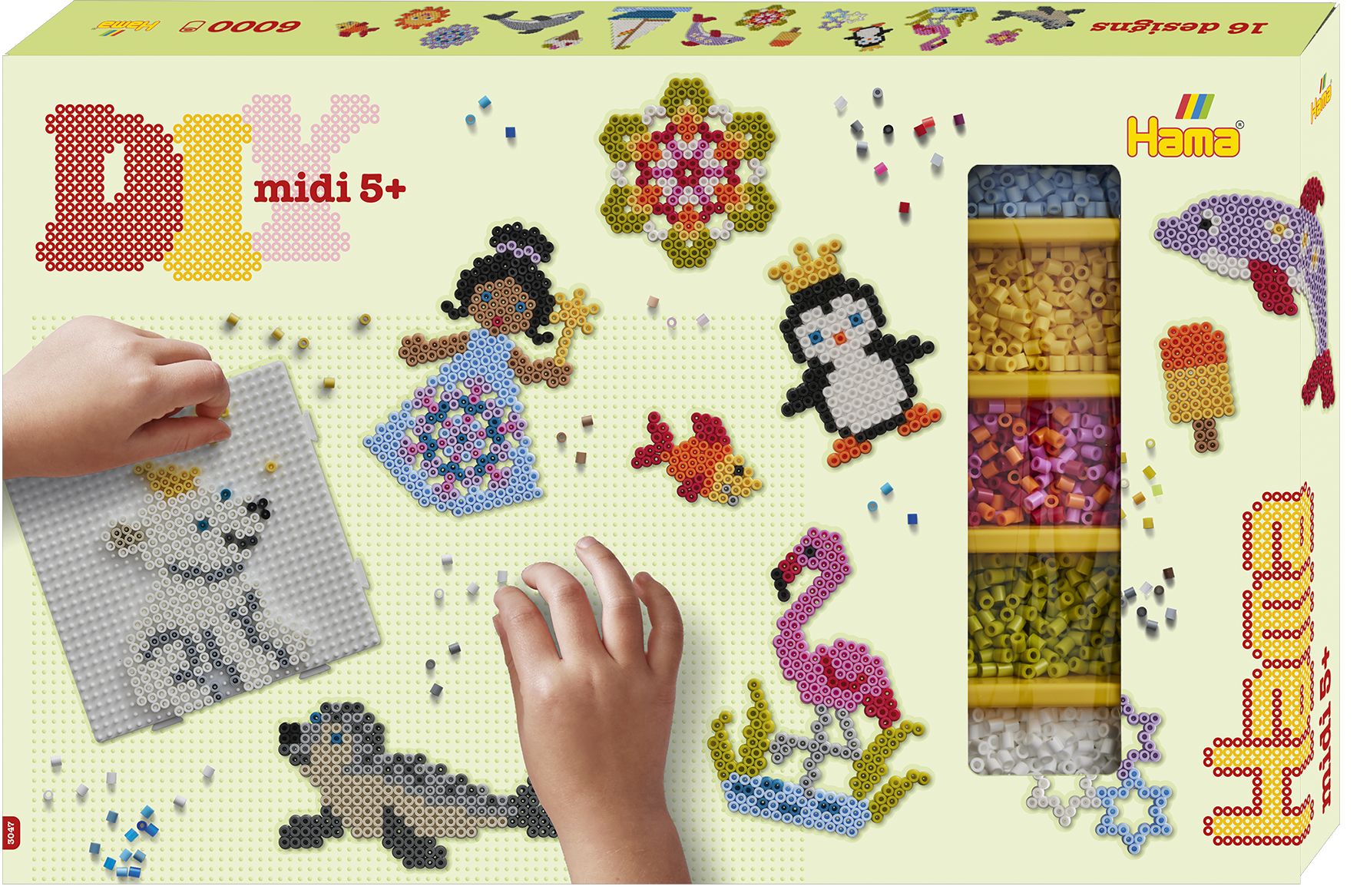 Hama Strijkralen Grote Geschenkdoos 6000 Parels