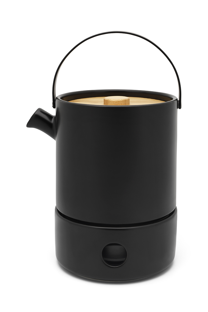 Bredemeijer Theeset Umea Black 1.2l met Warmer