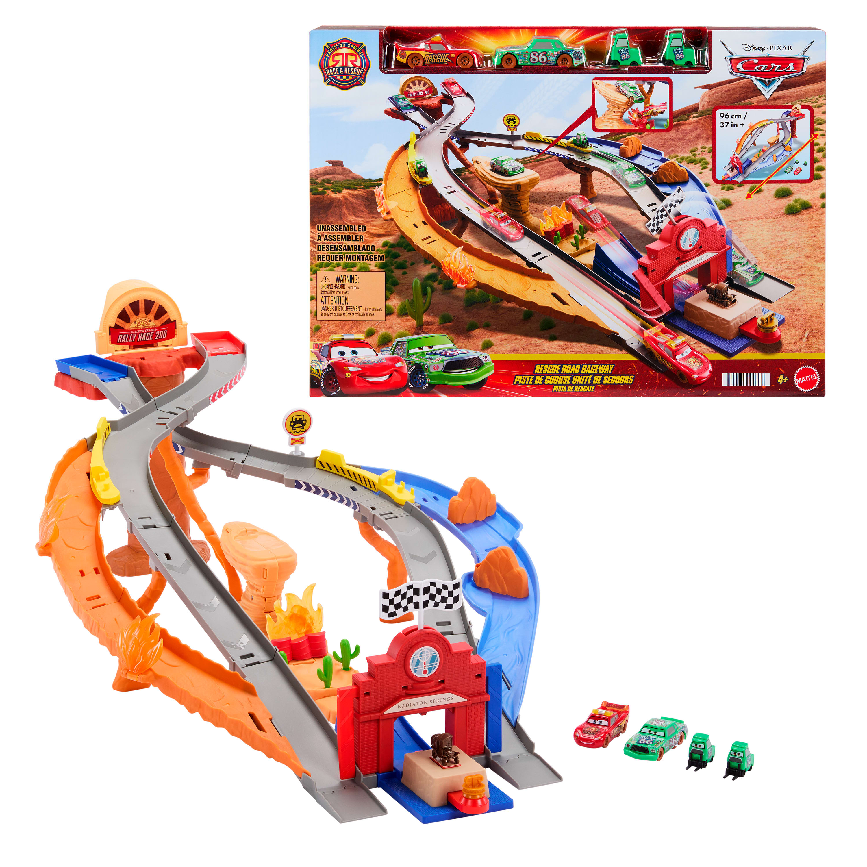 Disney Cars Reddingsweg Racebaan speelset