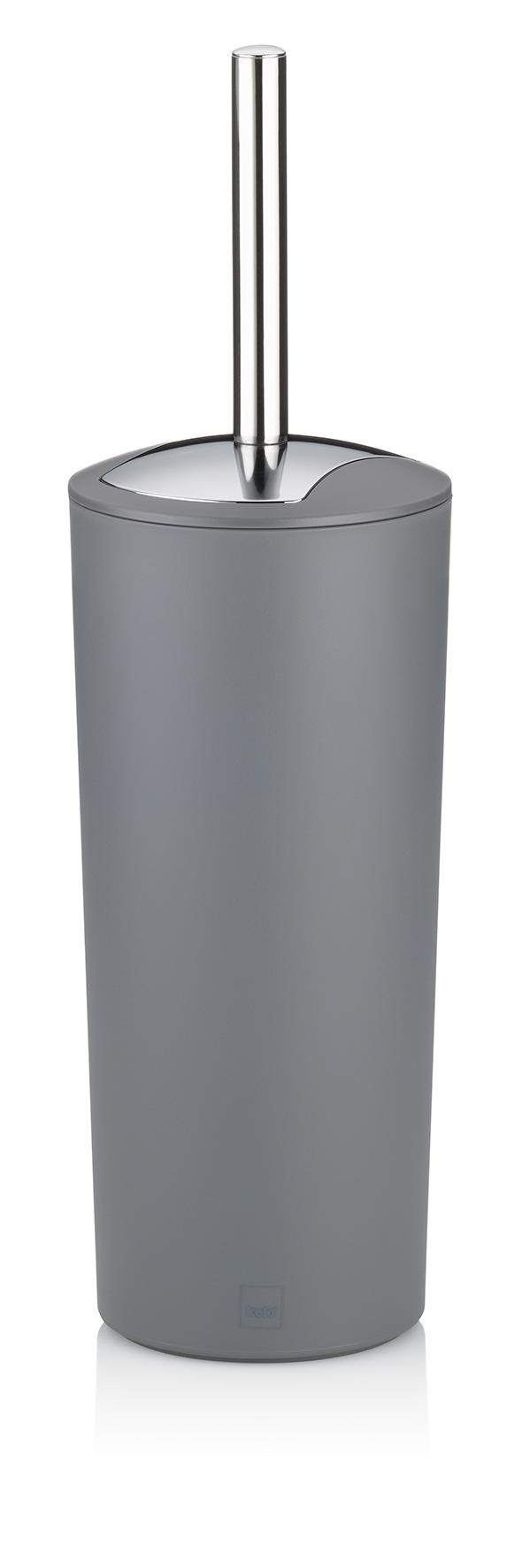 Kela Toiletborstel Marta met Houder Grijs - 11x36.5 cm