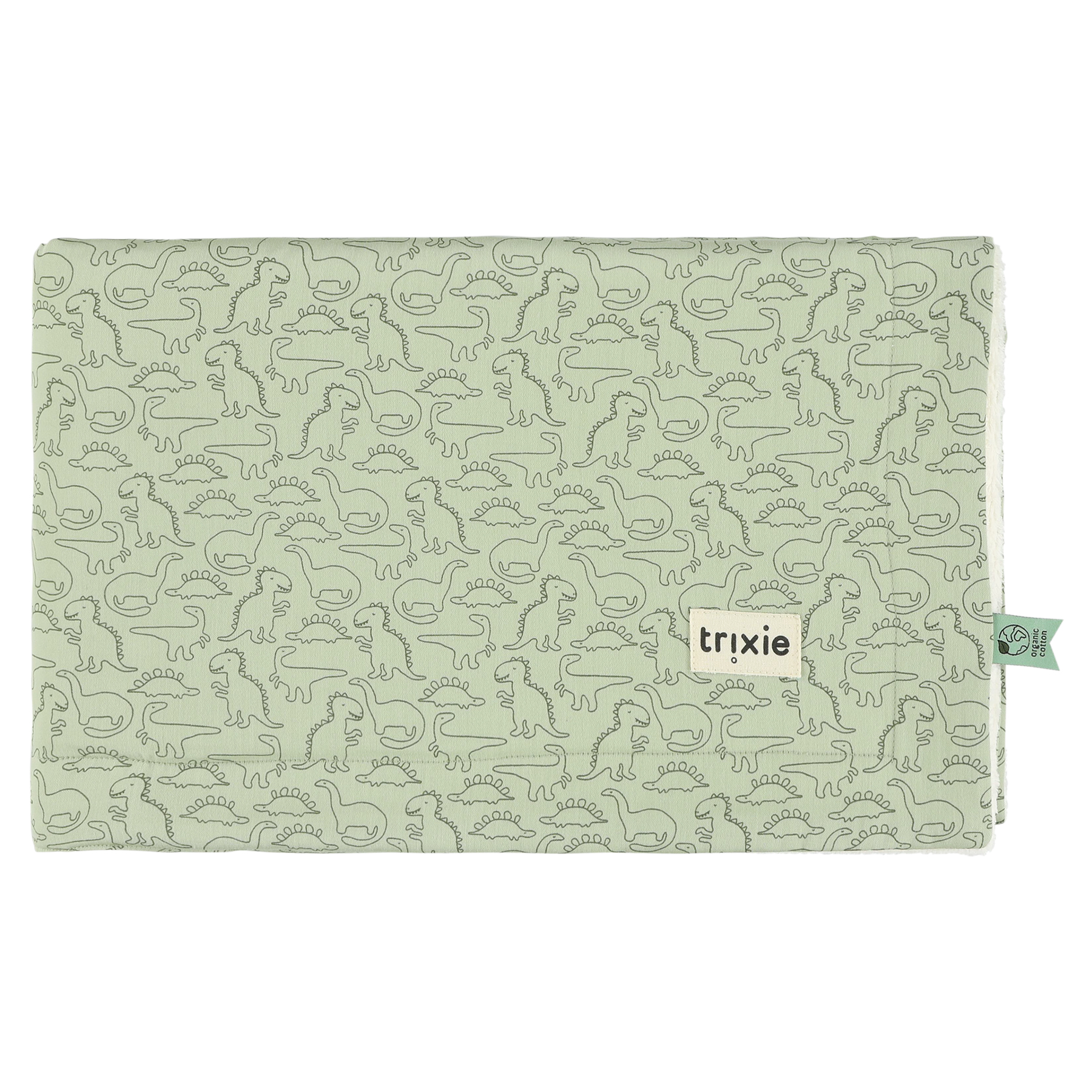 Trixie Deken Bed Daring Dino Groen 75x100 cm