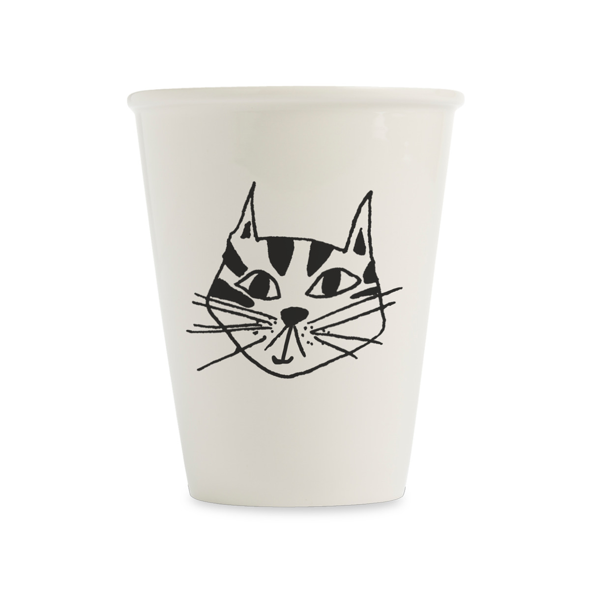 Helen B Beker Kitty 220ml - Porselein - 8x9.5 cm