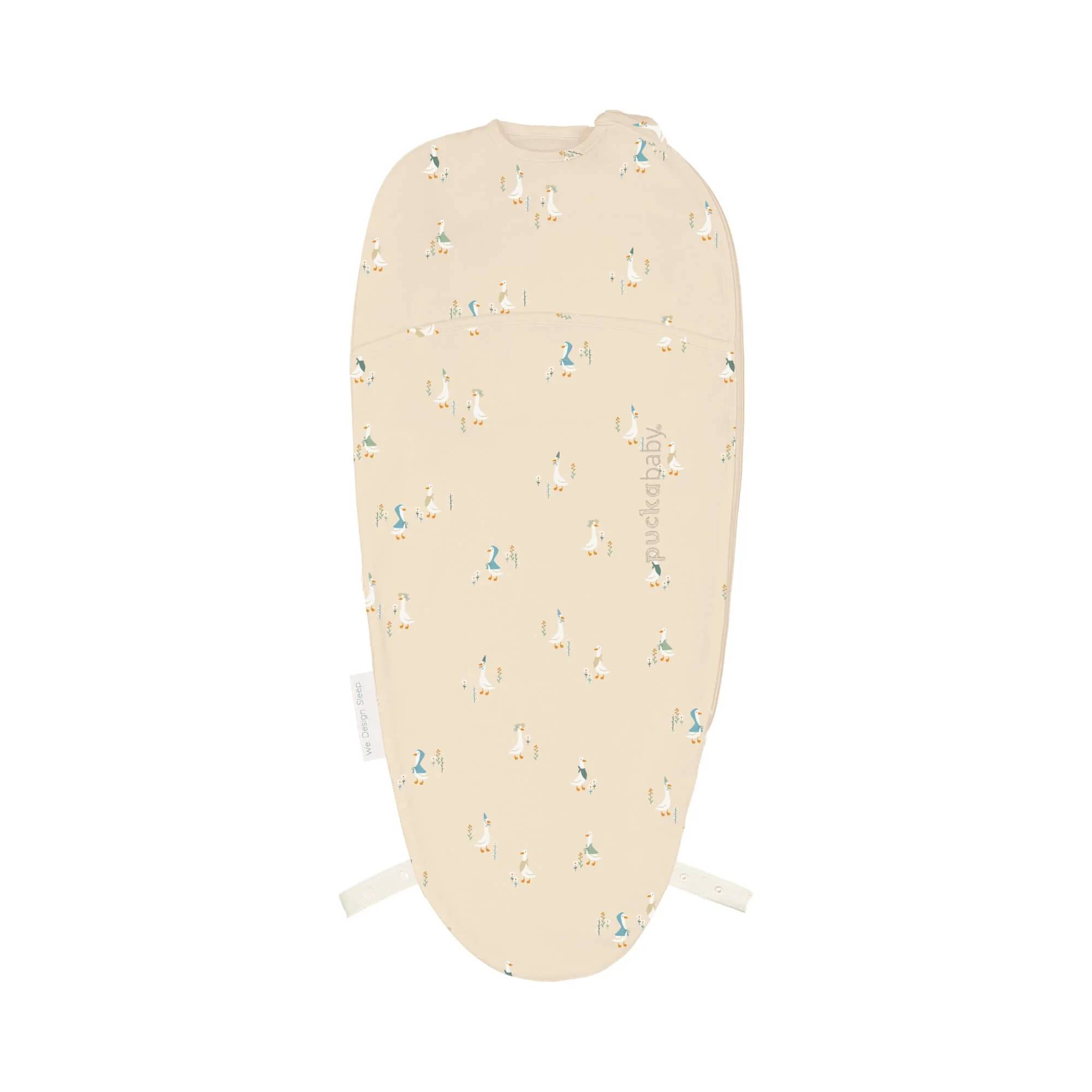 Puckababy Inbakerslaapzak Original Piep Cotton Geese 0-3 maand - Tog 5.0