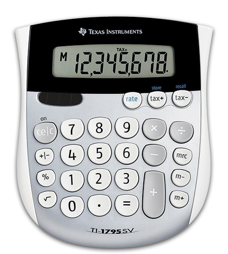 Texas Instruments Rekenmachine TI-1795 SuperView Display - Solar + Batterijen