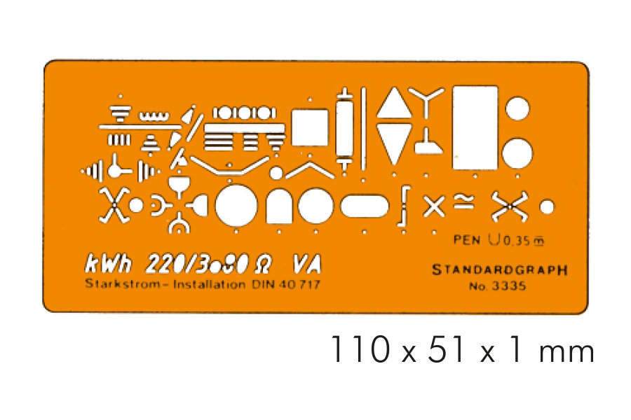 Standardgraph Electronica Sjabloon 3335