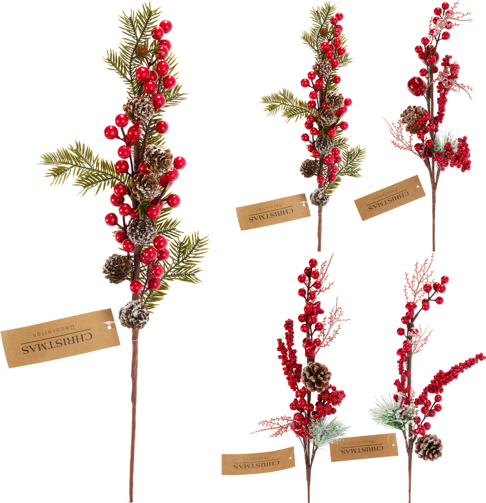 Bessentak Rood 55cm - assorti - prijs per stuk