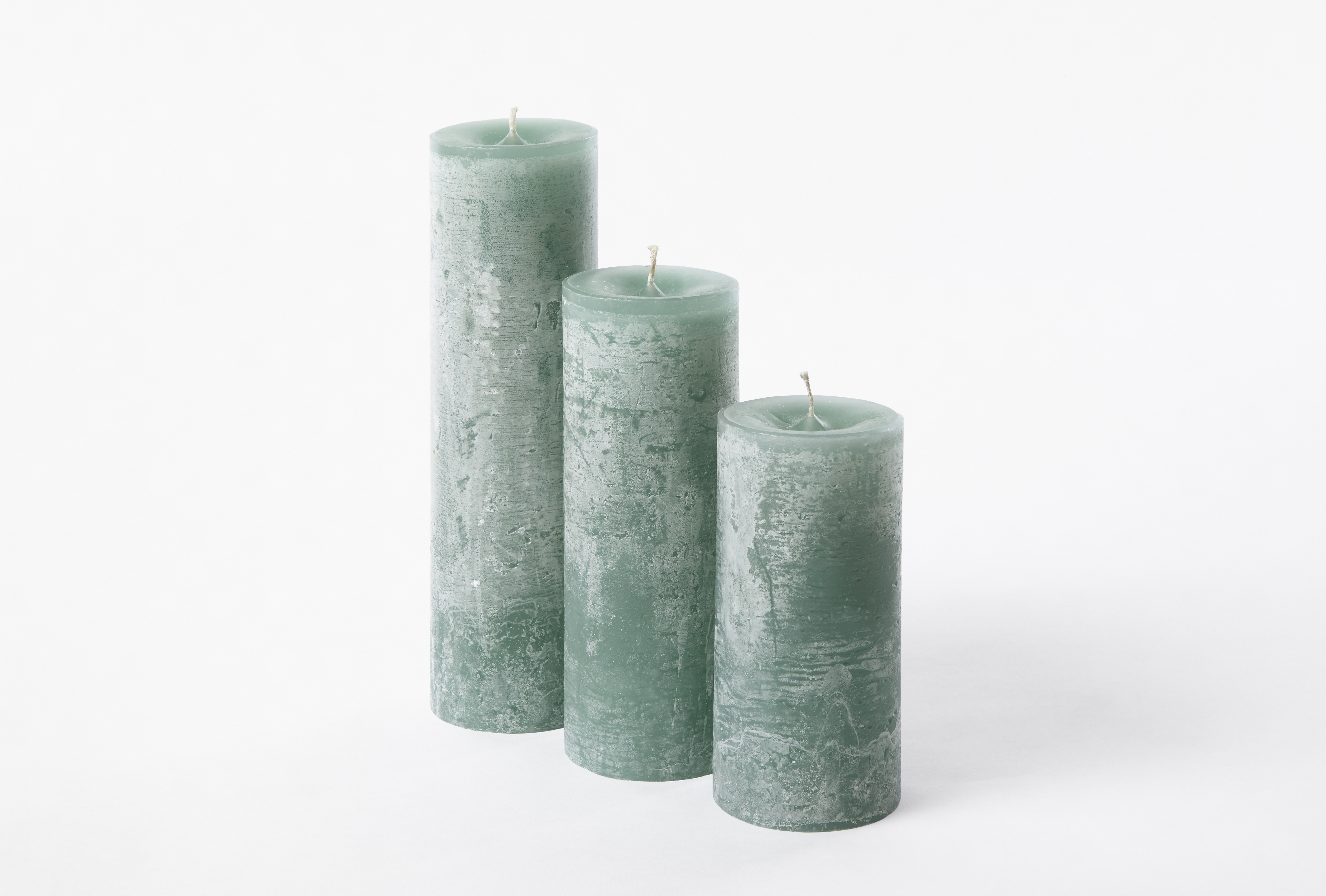Dekocandle Cilinderkaars 5.7x15 cm Seagreen