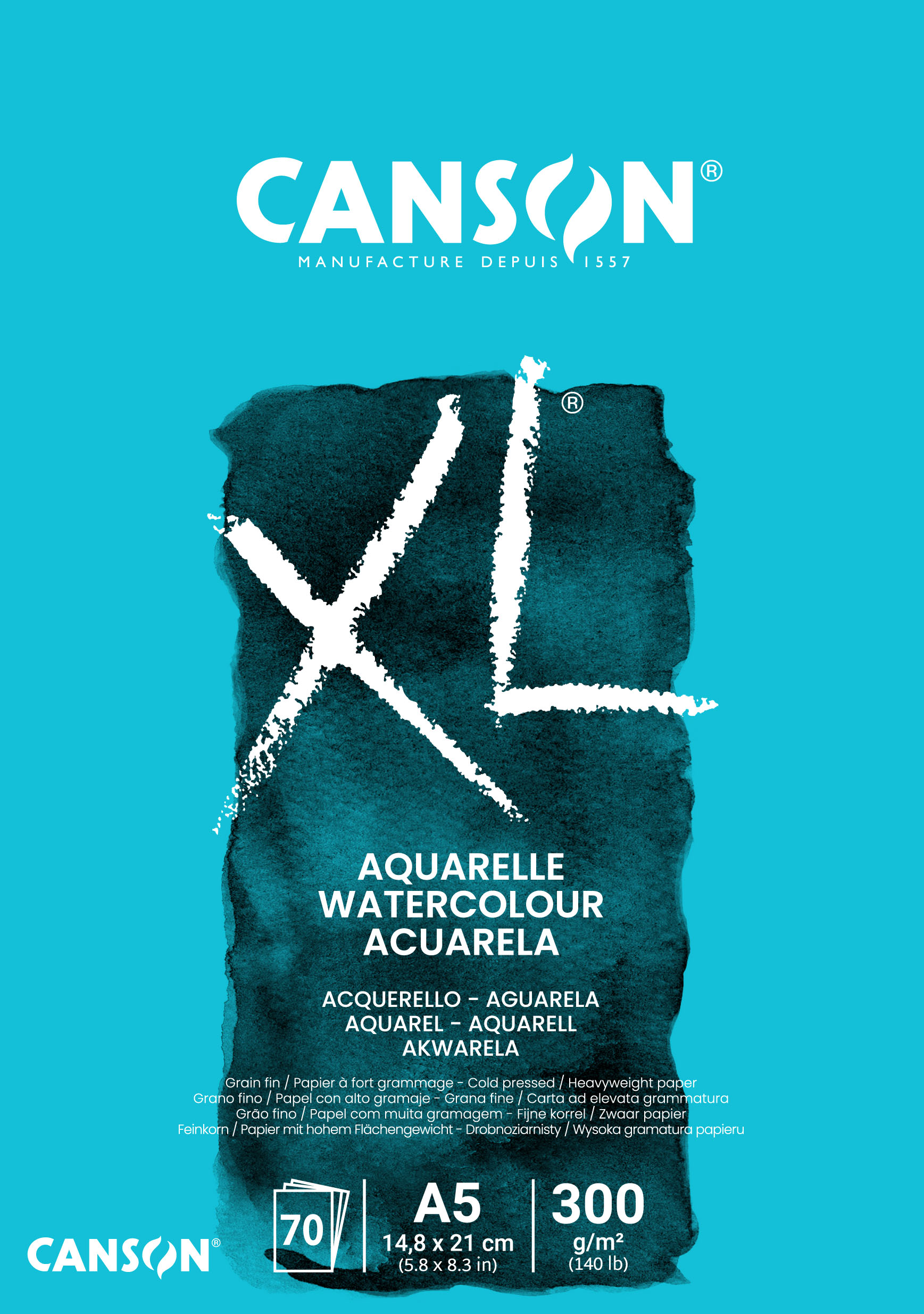 Canson Aquarelleblok XL A5 300g 70 vel