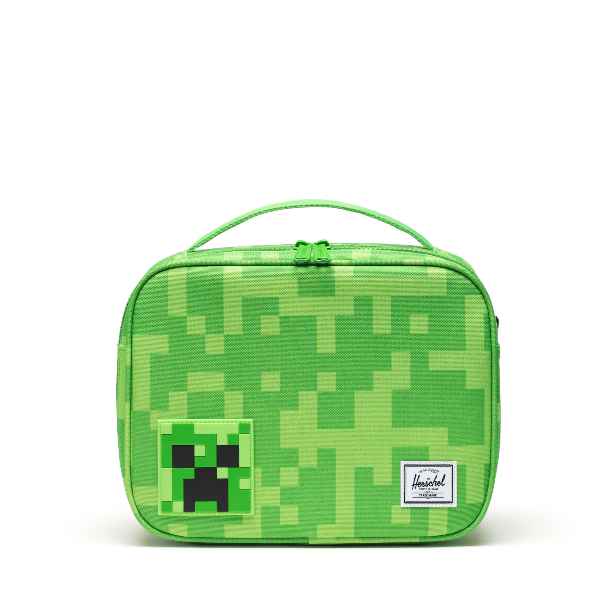 Herschel x Minecraft Pop Quiz Lunchtas Little Herschel 5l Creeper 20.5x10x26 cm
