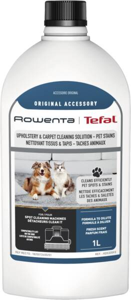 Rowenta Bekleding en Tapijtreinigingsoplossing 1 Liter voor  dieren, Pet