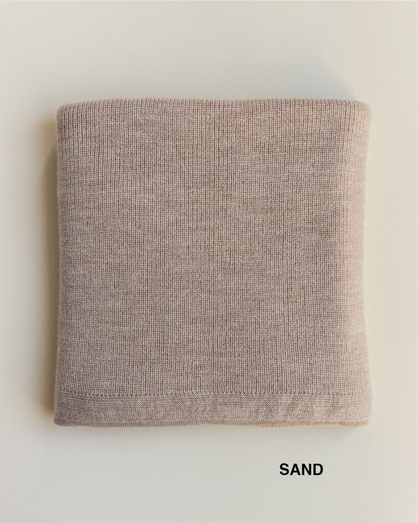Hvid Dekentje Felix Sand