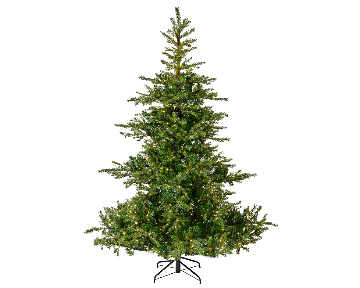 Kerstboom Micro LED Grandis Green 180x132 cm - 1564 Tips - 400 leds - Warm Wit - PE/PVC