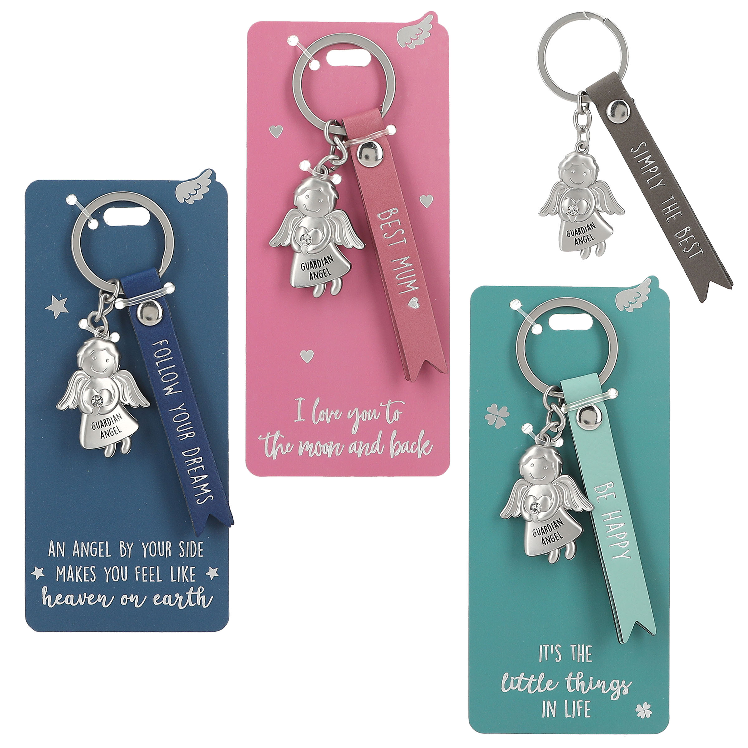 Beschermengel Sleutelhanger met Band
