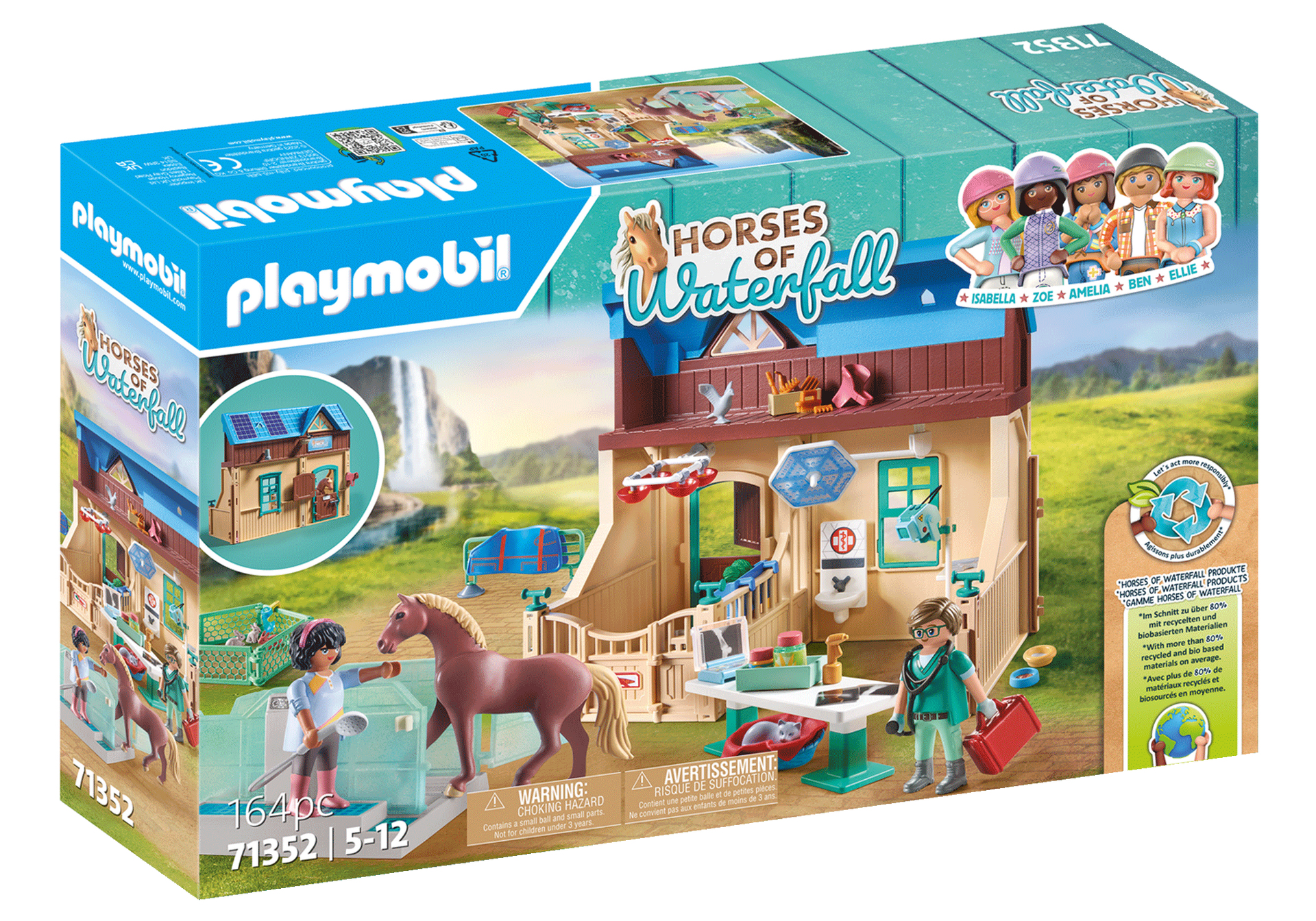 Playmobil 71352 World of Horses Paardrijtherapie & dierenartsenpraktijk
