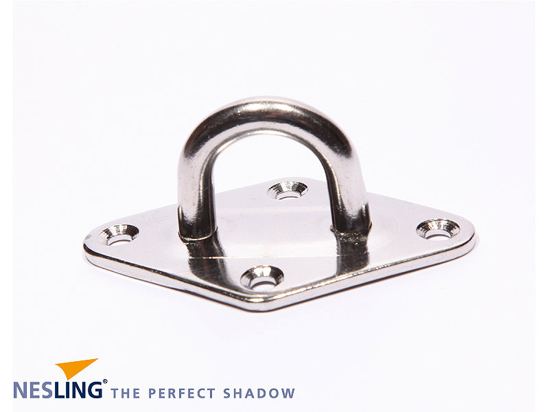 Nesling Plaat met Oog Inox