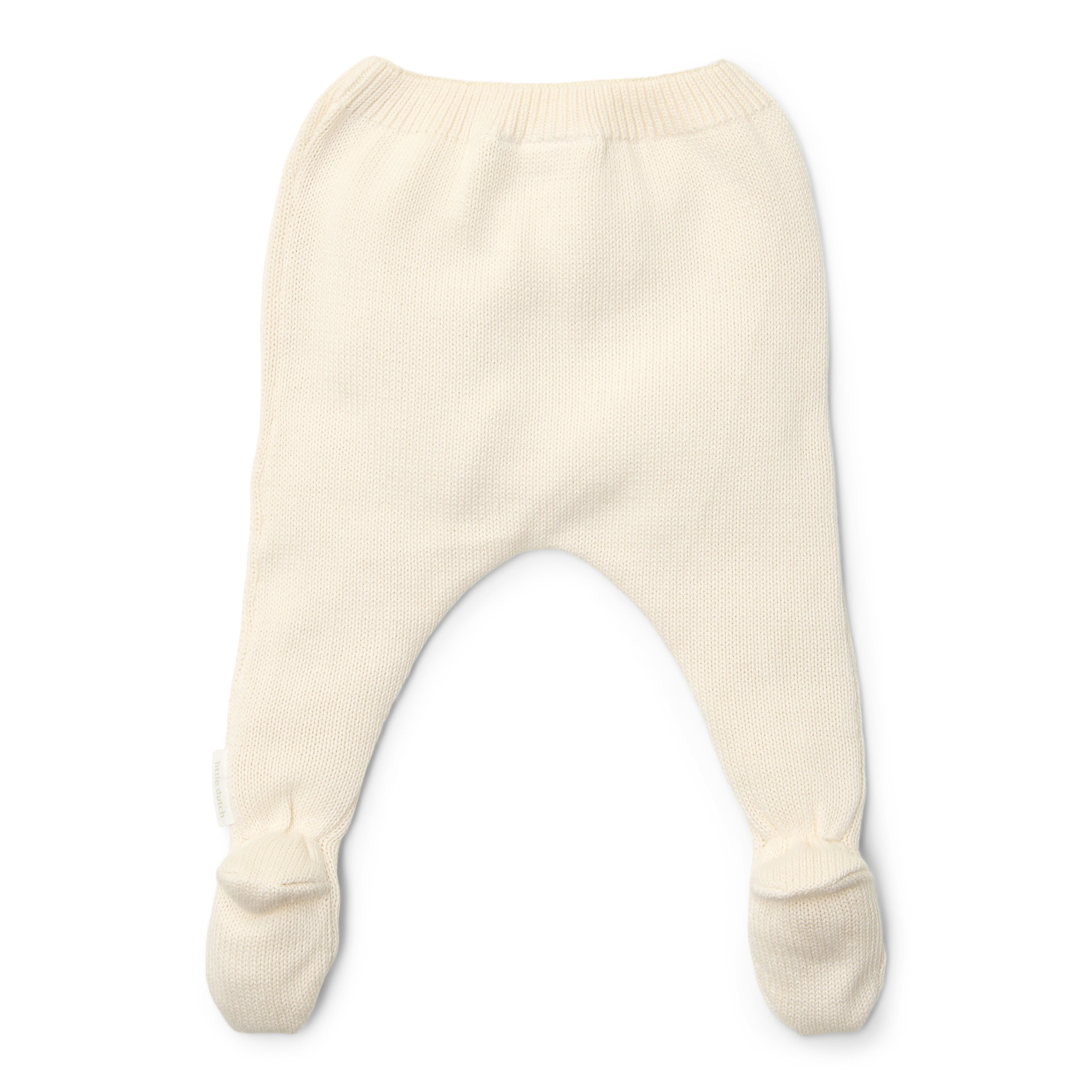 Little Dutch Broek Tricot Nb Unisex Off White - 56