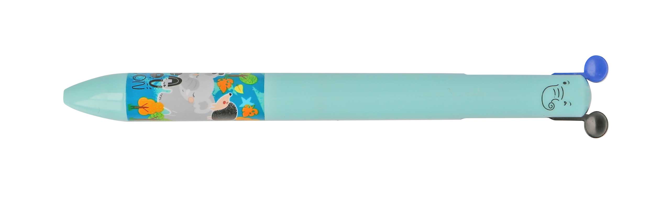 Online Balpen 2-in-1 Animal Blue