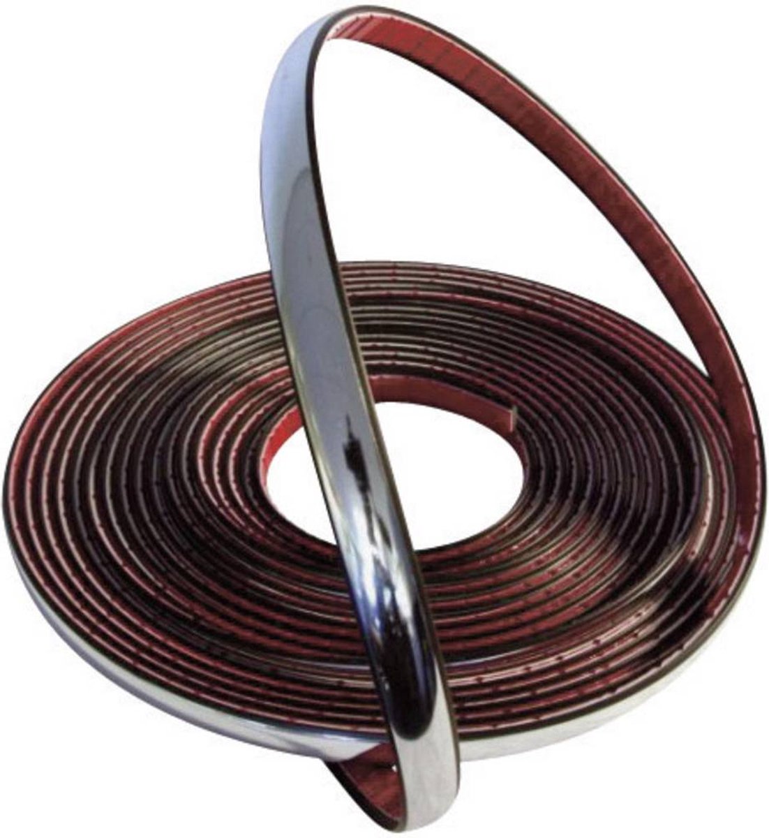 Carpoint Decoratie strip chroom 9 mm / 8 meter