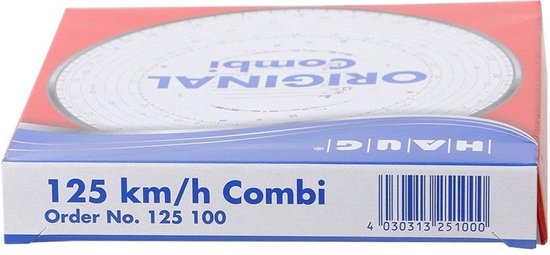 Tachograaf schijf 125 km/h e1 03 tem 81