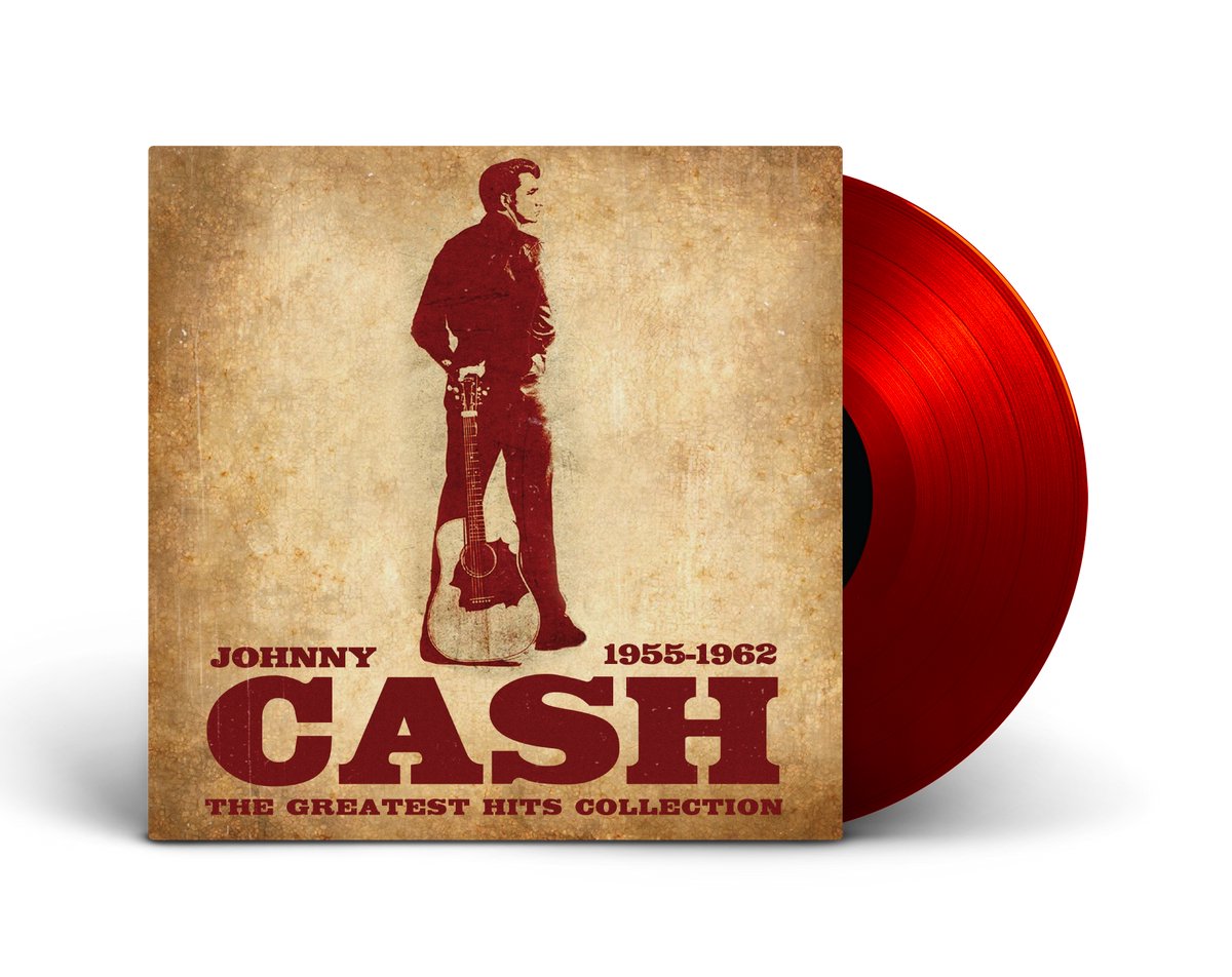 Johnny Cash - The Greatest Hits Collection LP Dark Red Vinyl Edition