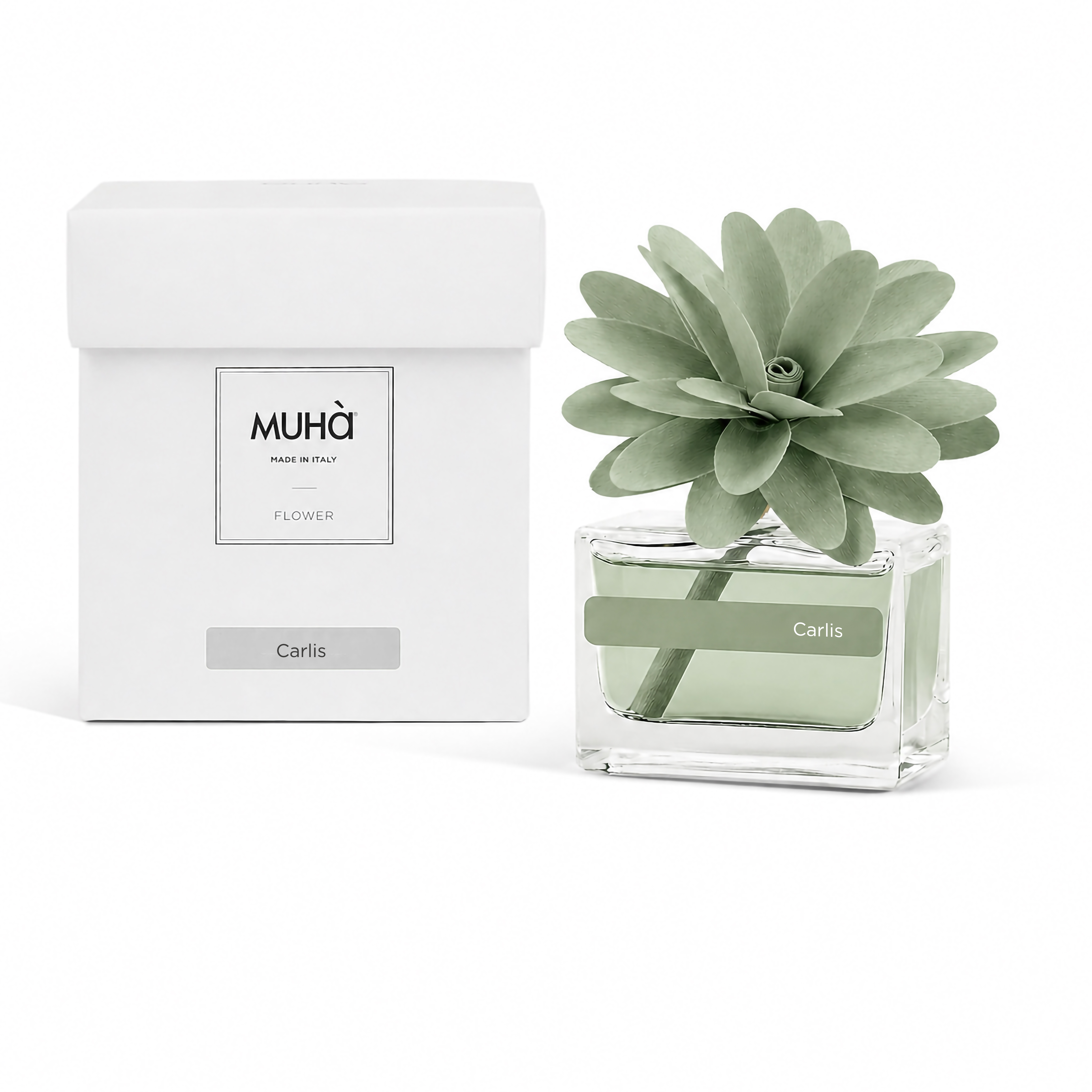 Muhà Geurdiffuser Flower Sage Green 30ml - Carlis
