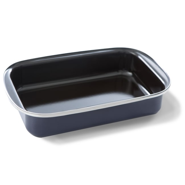 BK Ovenschaal Braadslede Fortalit Black 40cm - Emaille - alle Vuren