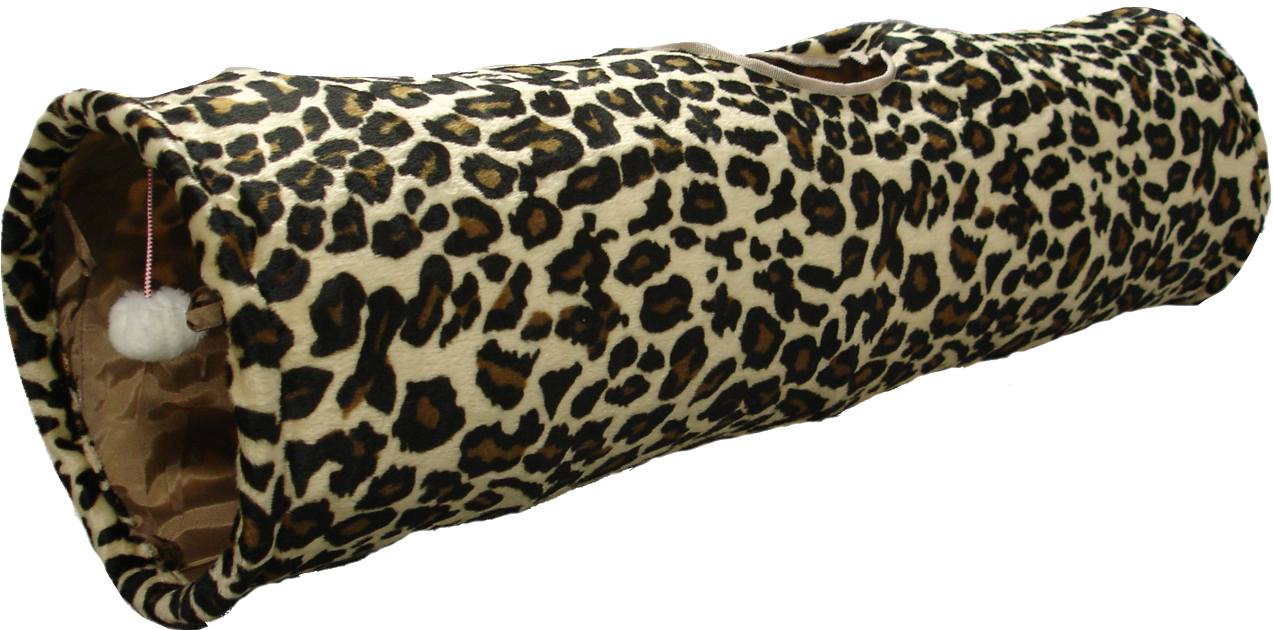 Flamingo Kattentunnel Leopard 90x25 cm