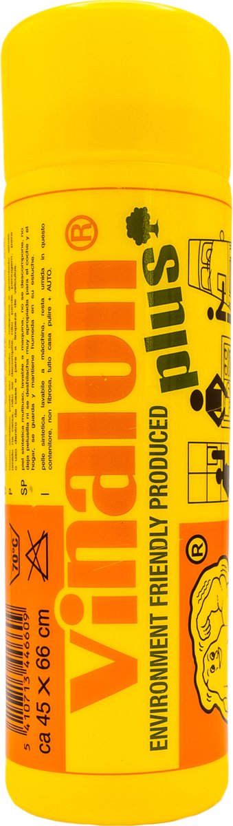 Vinalon Zeemvel Plus Geel 45x33 cm - in Koker