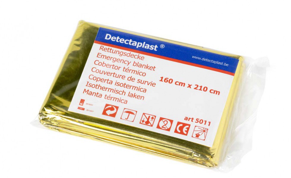 Protectaplast Reddingsdeken Goud/Zilver 160x210cm
