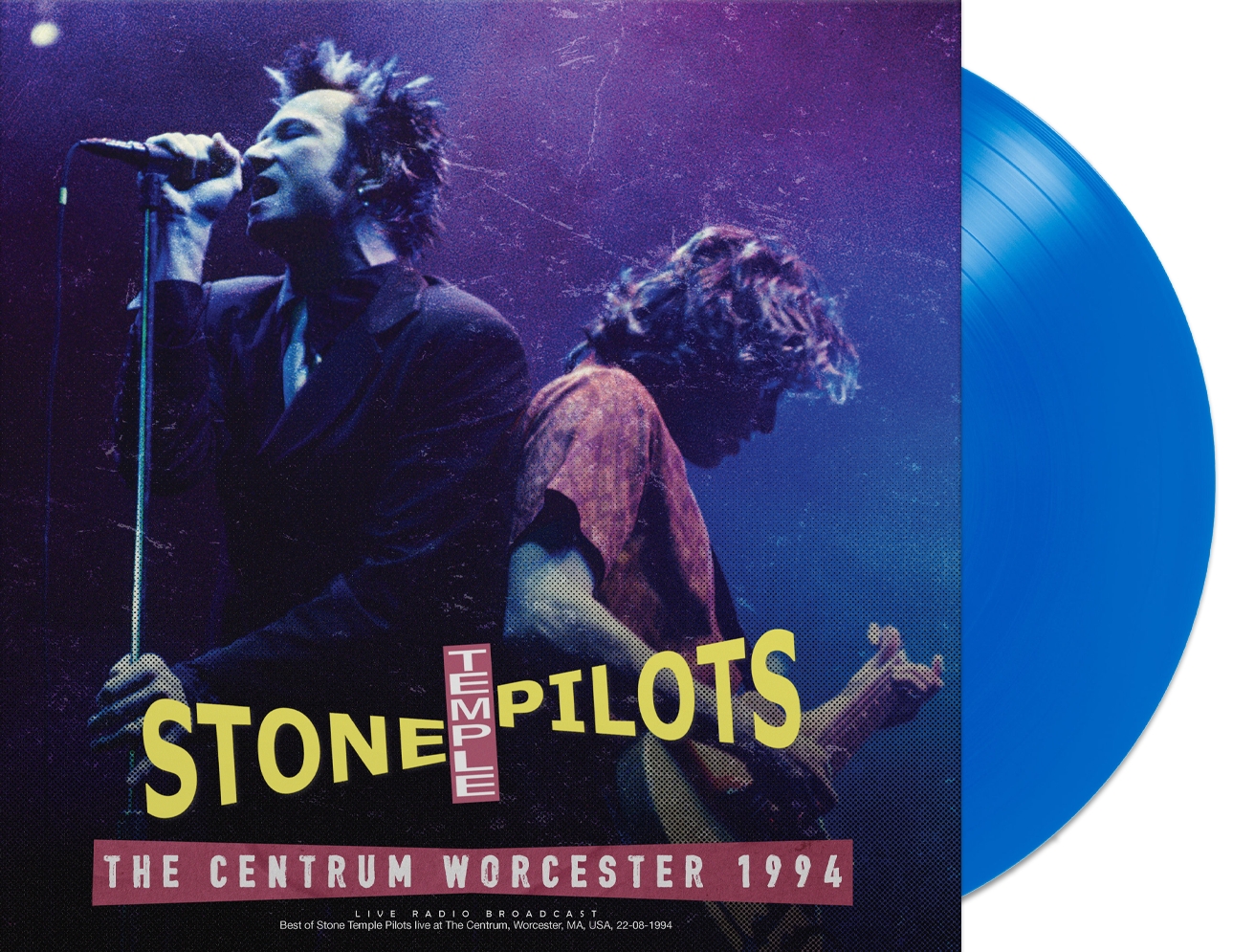 Stone Temple Pilots - The Centrum 1994 LP The Vinyl Champ - Blue Edition