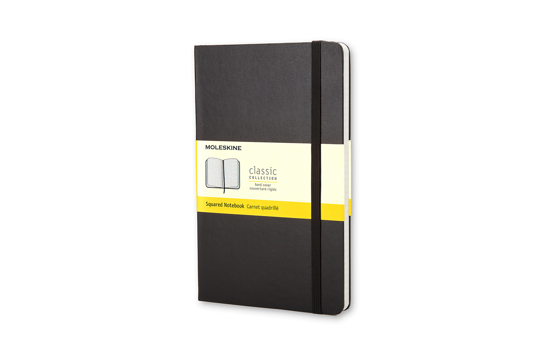 Moleskine Notebook Large Notes Geruit Hard Cover - Zwart