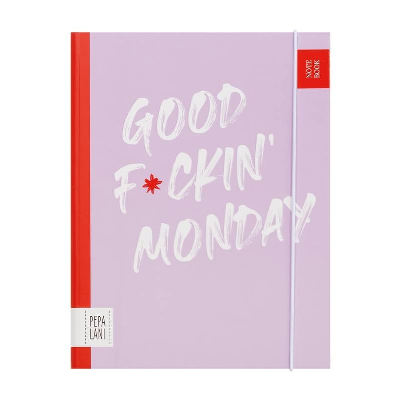 Pepa Lani Notebook A5 Good F*ckin' Monday - 21.5x16.5 cm - Gelijnd