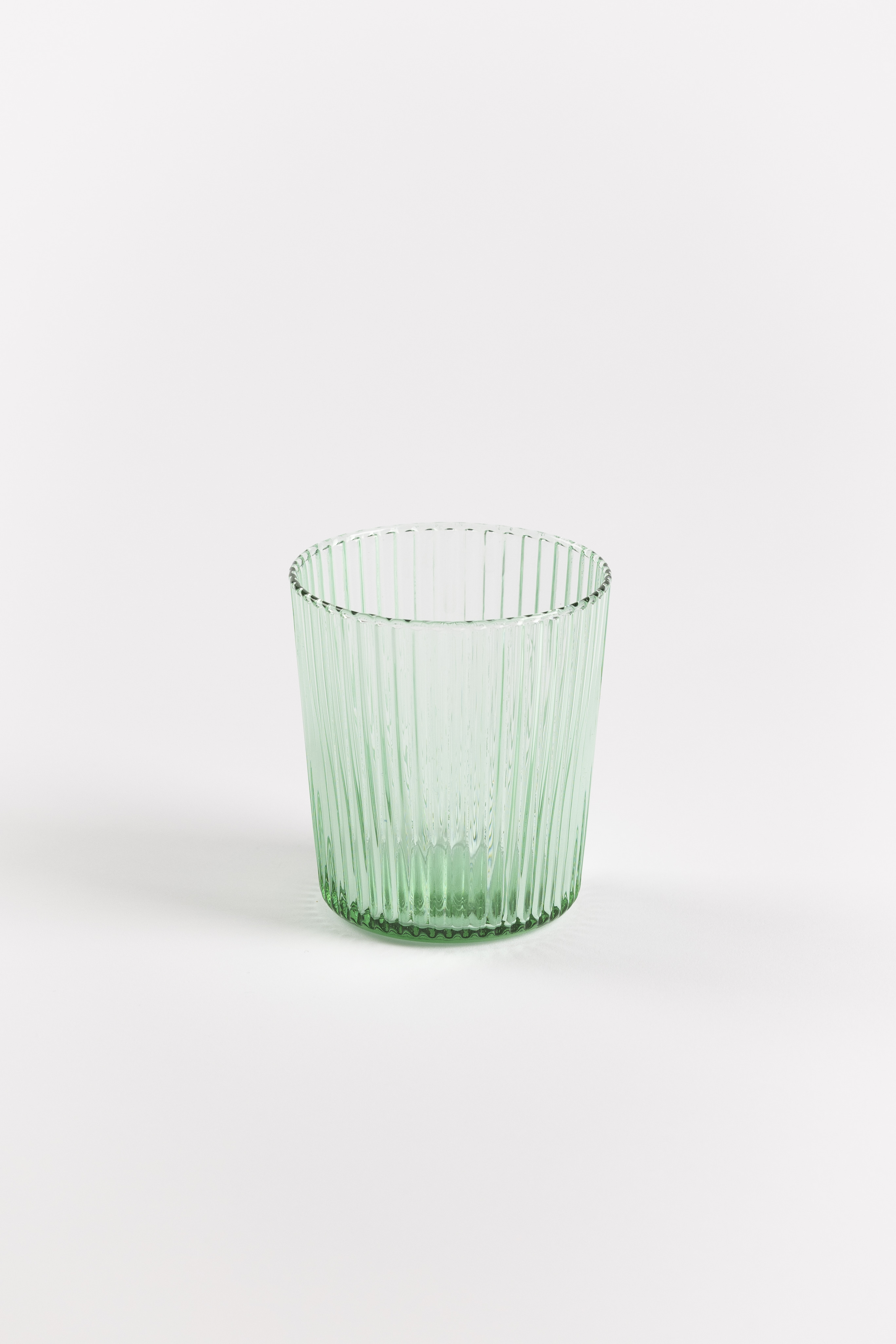 Paveau Ribbed Glas Bondi Green 180ml - 7.5x8.3 cm