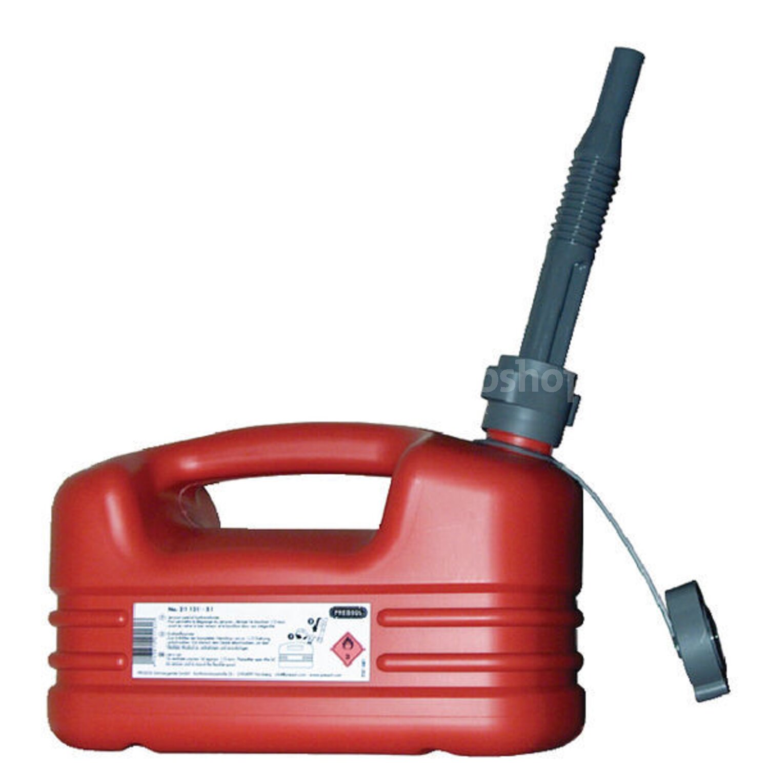 Pressol Jerrycan Rood uit Kunststof voor Brandstoffen 5 Liter