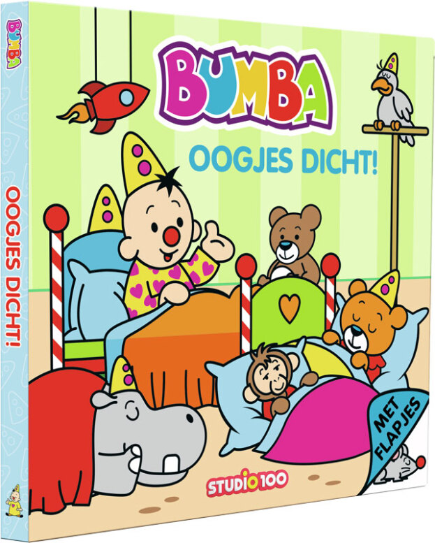 Bumba Boekje met Flapjes - Oogjes Dicht