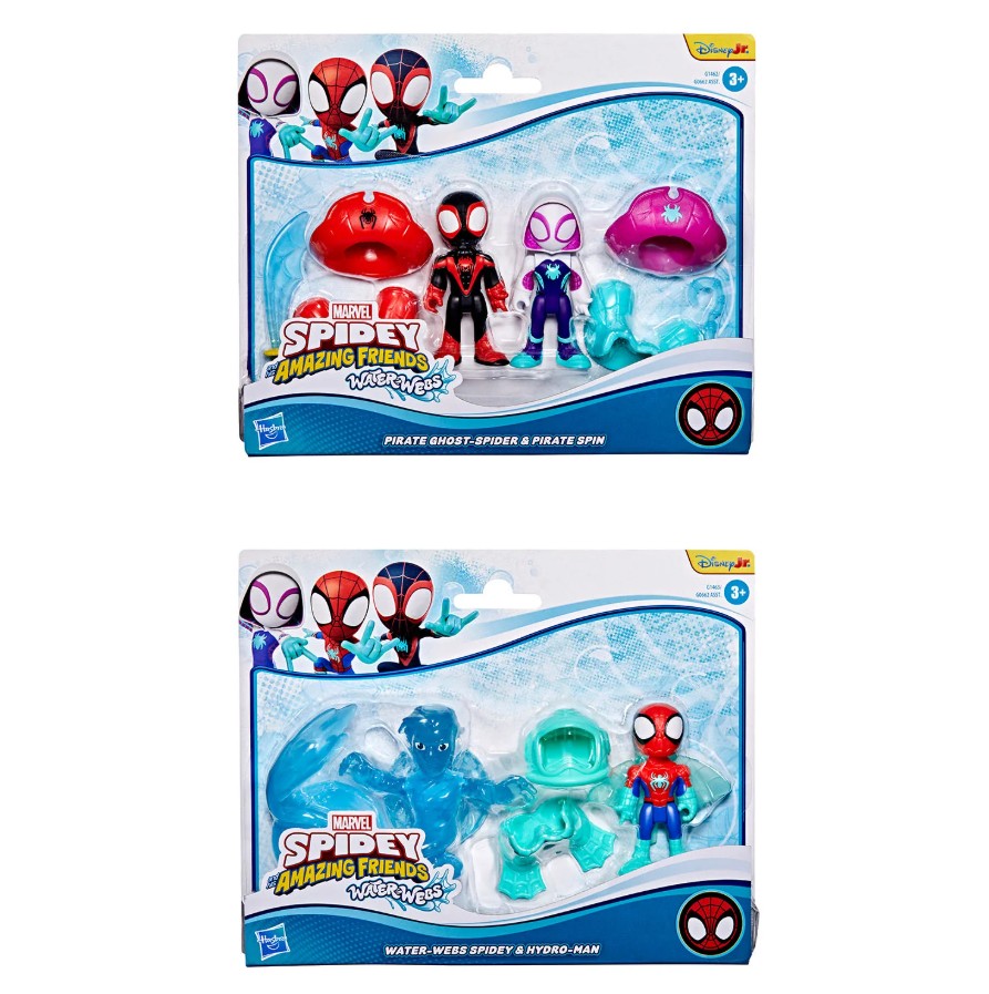 Spidey and His Amazing Friends Waterwebs 2 Figuren 7.5 cm  2 ass. - prijs per stuk