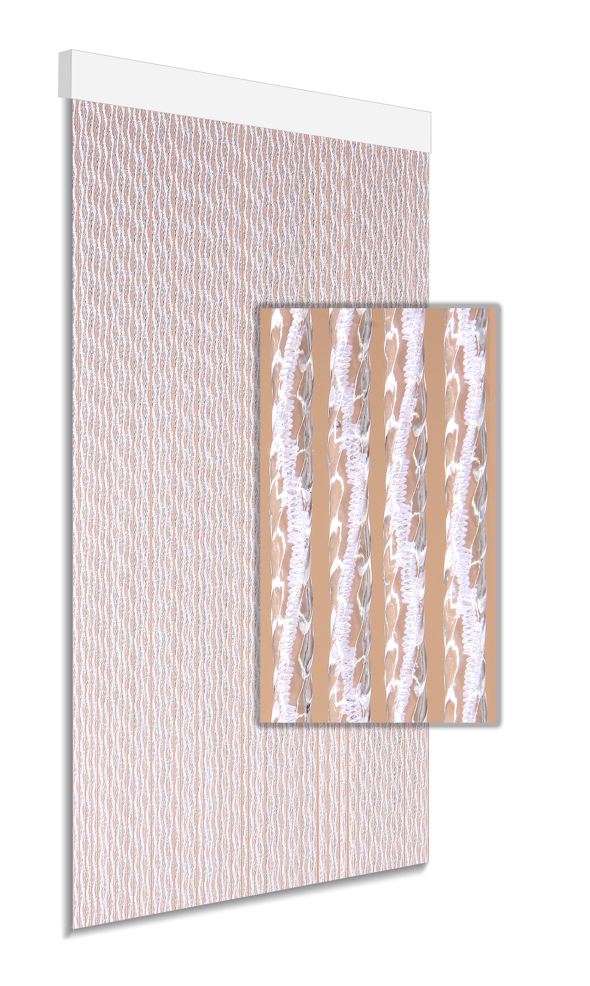 Degor Deurgordijn Paola Wit 90x210cm