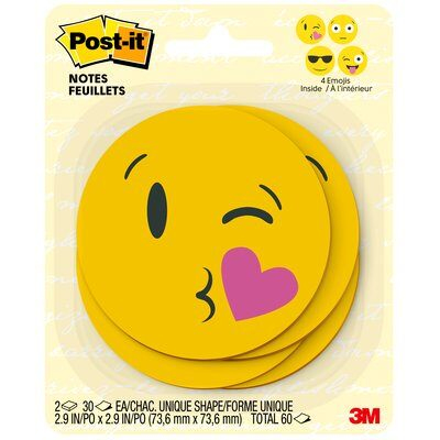 Post-It Notes Smileys 70x70 mm 2x 30 vel