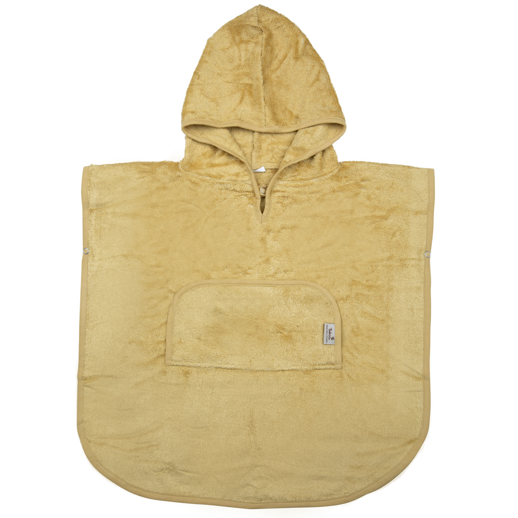 Timboo Poncho V-Hals Honey Yellow 2-4 jaar