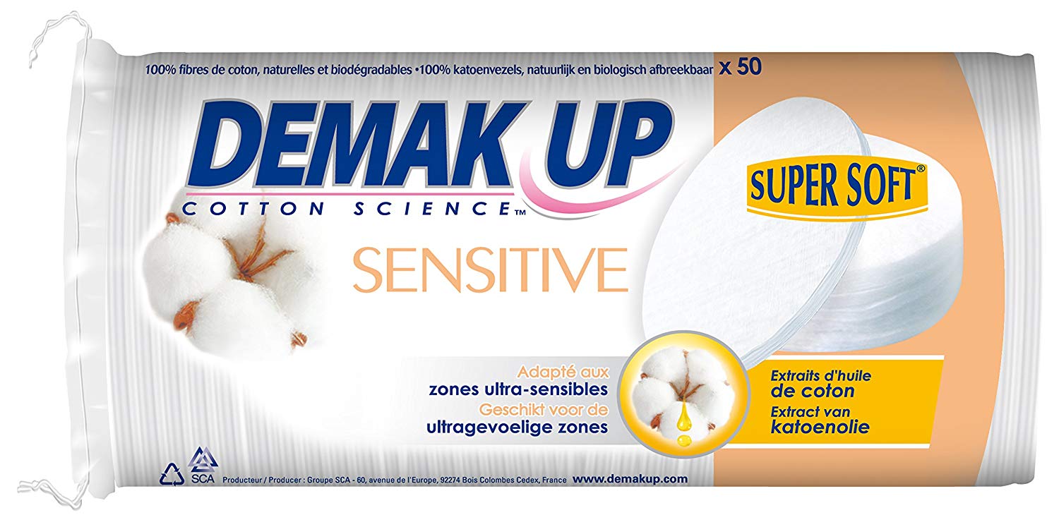 Demak'Up Wattenschijfjes Sensitive Silk 0vaal - 50 stuks