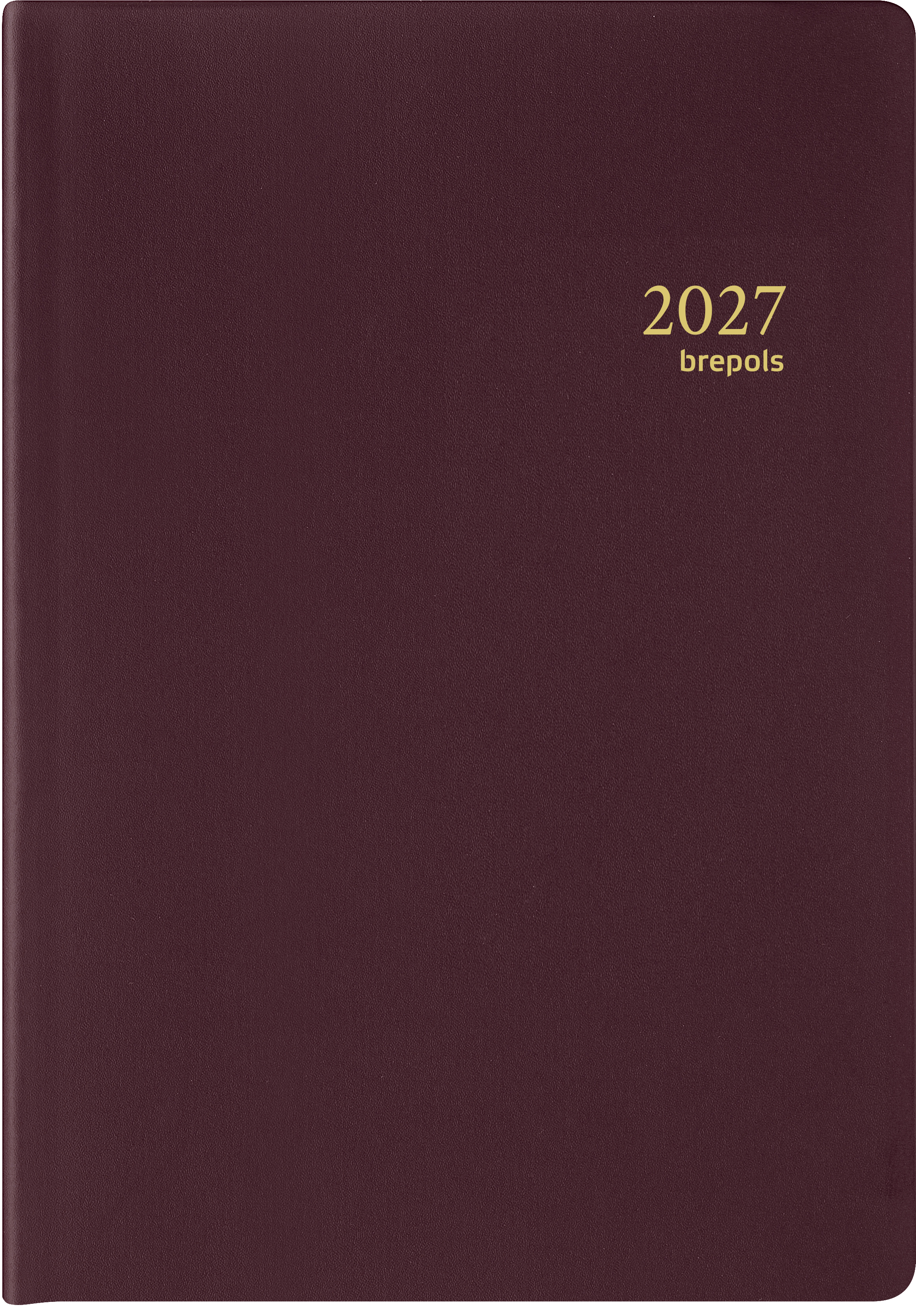 Brepols Agenda 2027 Armada Seta 1week/2pag Bordeaux 7.1x10.2 cm