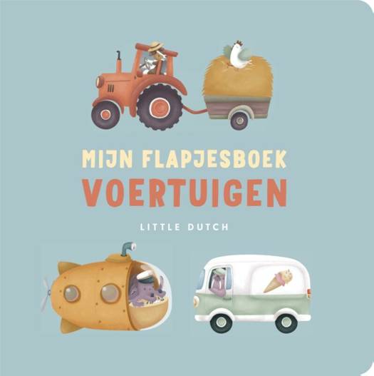 Mijn Flapjesboek Voertuigen Little Dutch