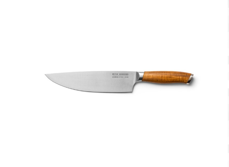 BK Peter Goossens Koksmes 19cm - RVS/Acaciahout