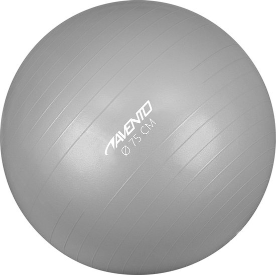 Avento Fitnessbal Gymbal 75 cm Zilver